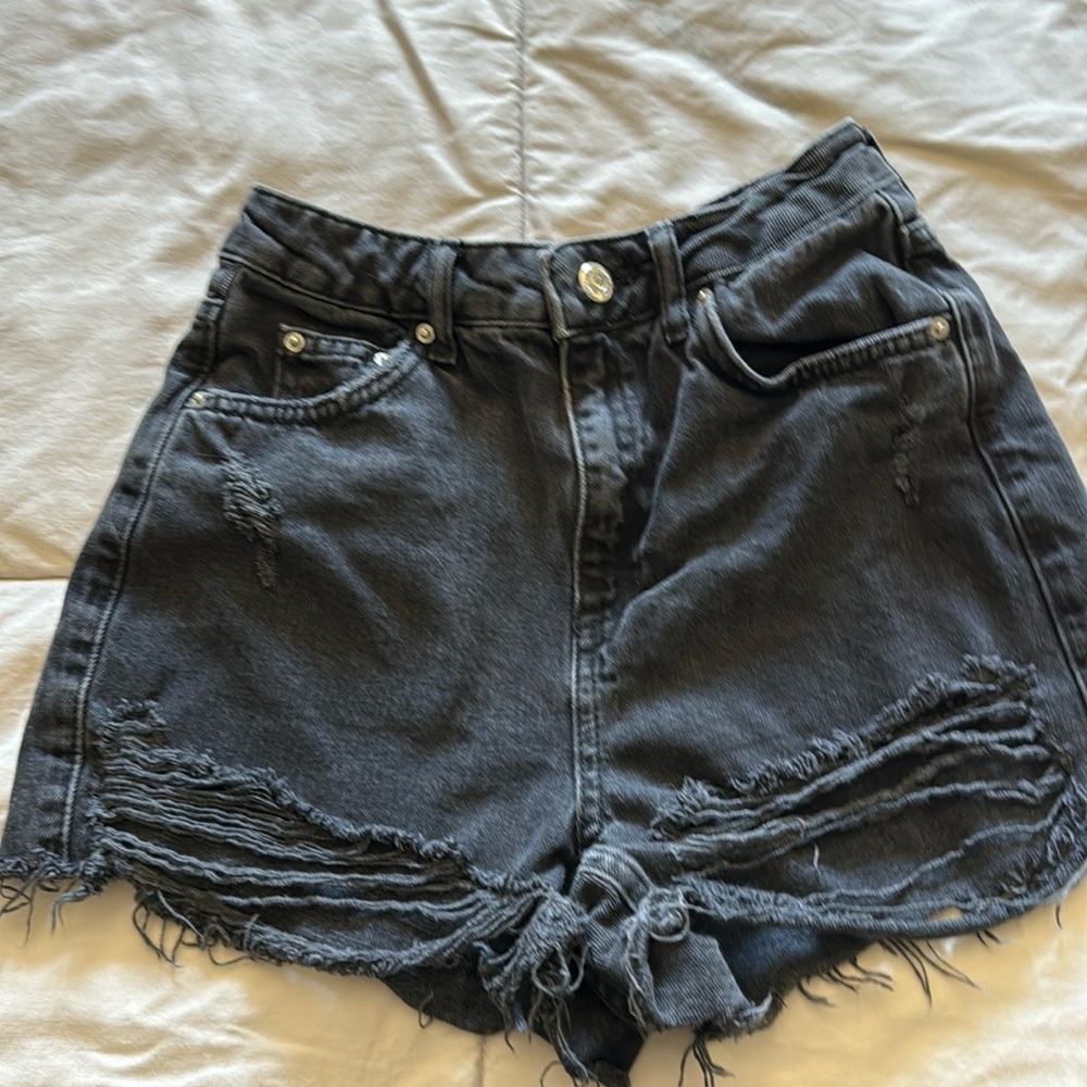 Top shop Moto black shorts